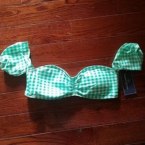 Lauren James bikini top aqua mist